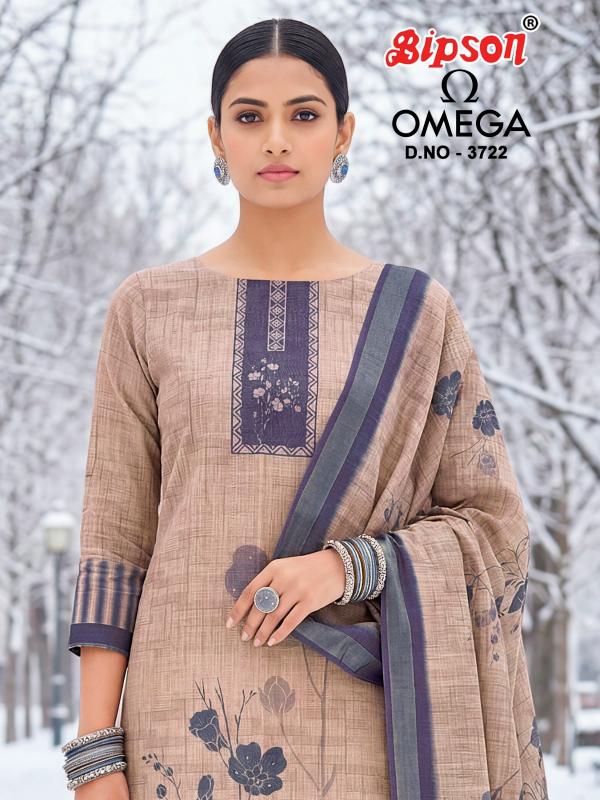Bipson Omega 3722 catalog unstitched salwar kameez wholesale pakistan