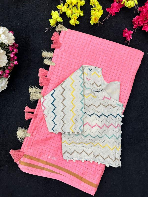 Blousewala Hk51 catalog khadi cotton sarees wholesale price