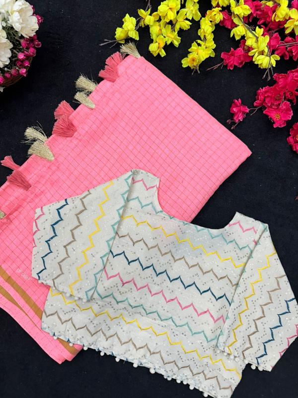 Blousewala Hk51 catalog khadi cotton sarees wholesale price