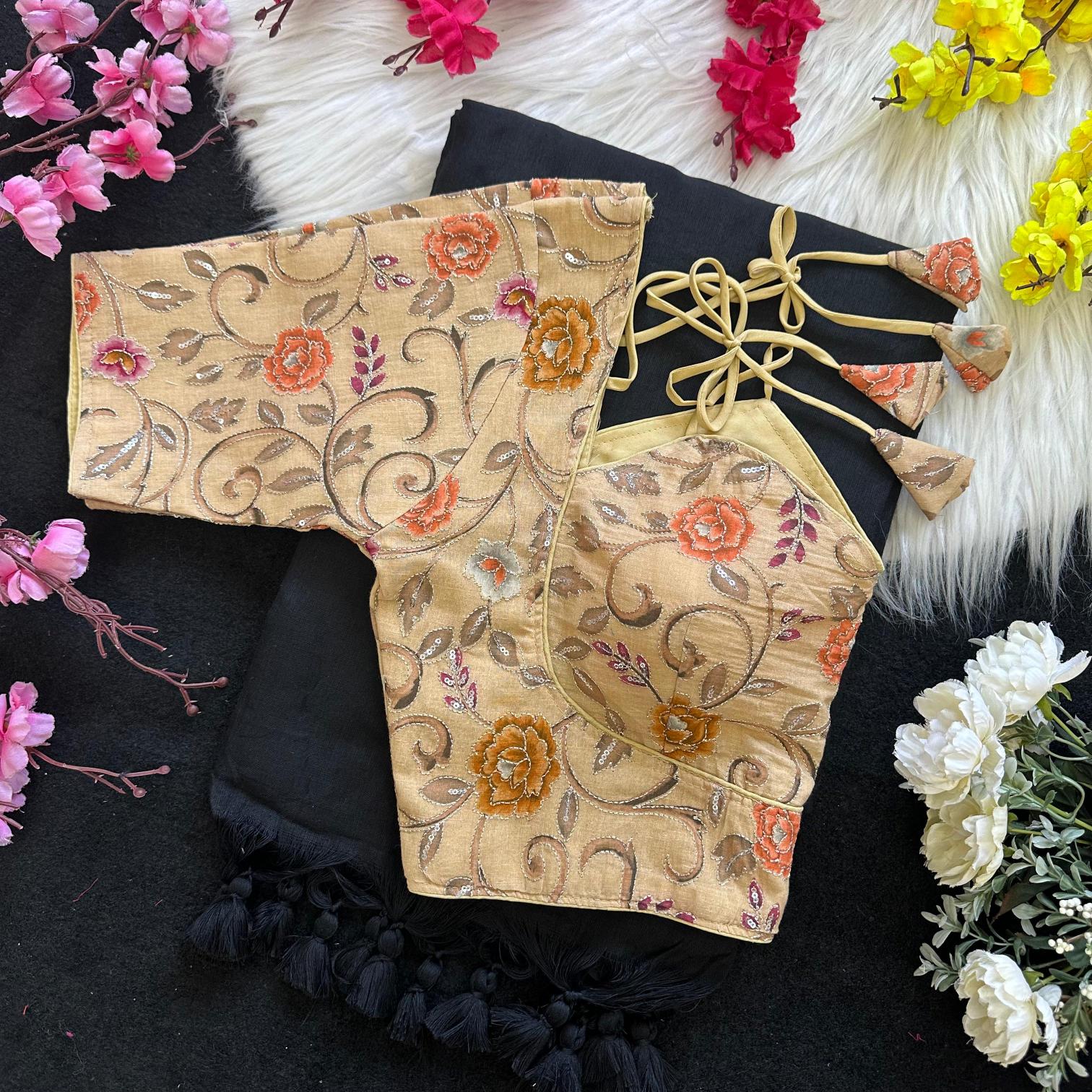 Blousewala Hk52 catalog khadi cotton sarees wholesale