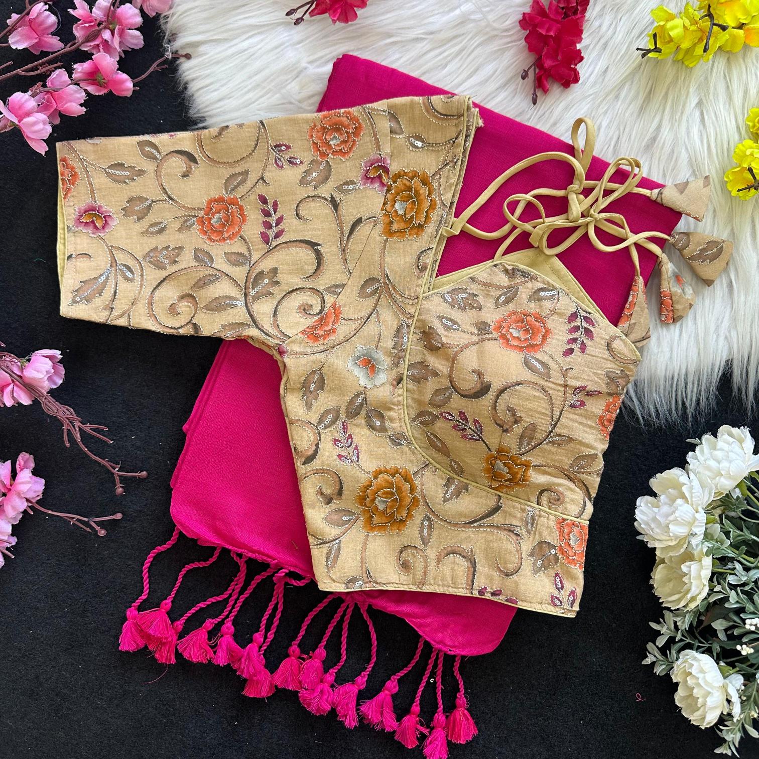 Blousewala Hk52 catalog khadi cotton sarees wholesale