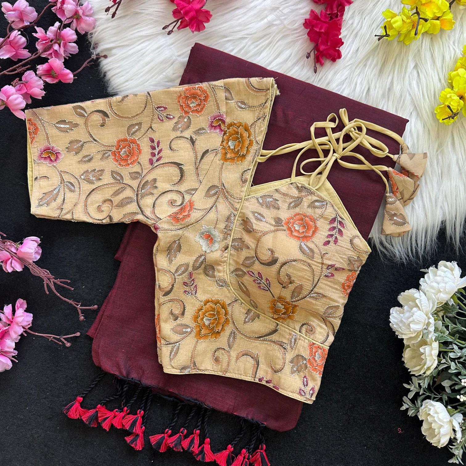 Blousewala Hk52 catalog khadi cotton sarees wholesale