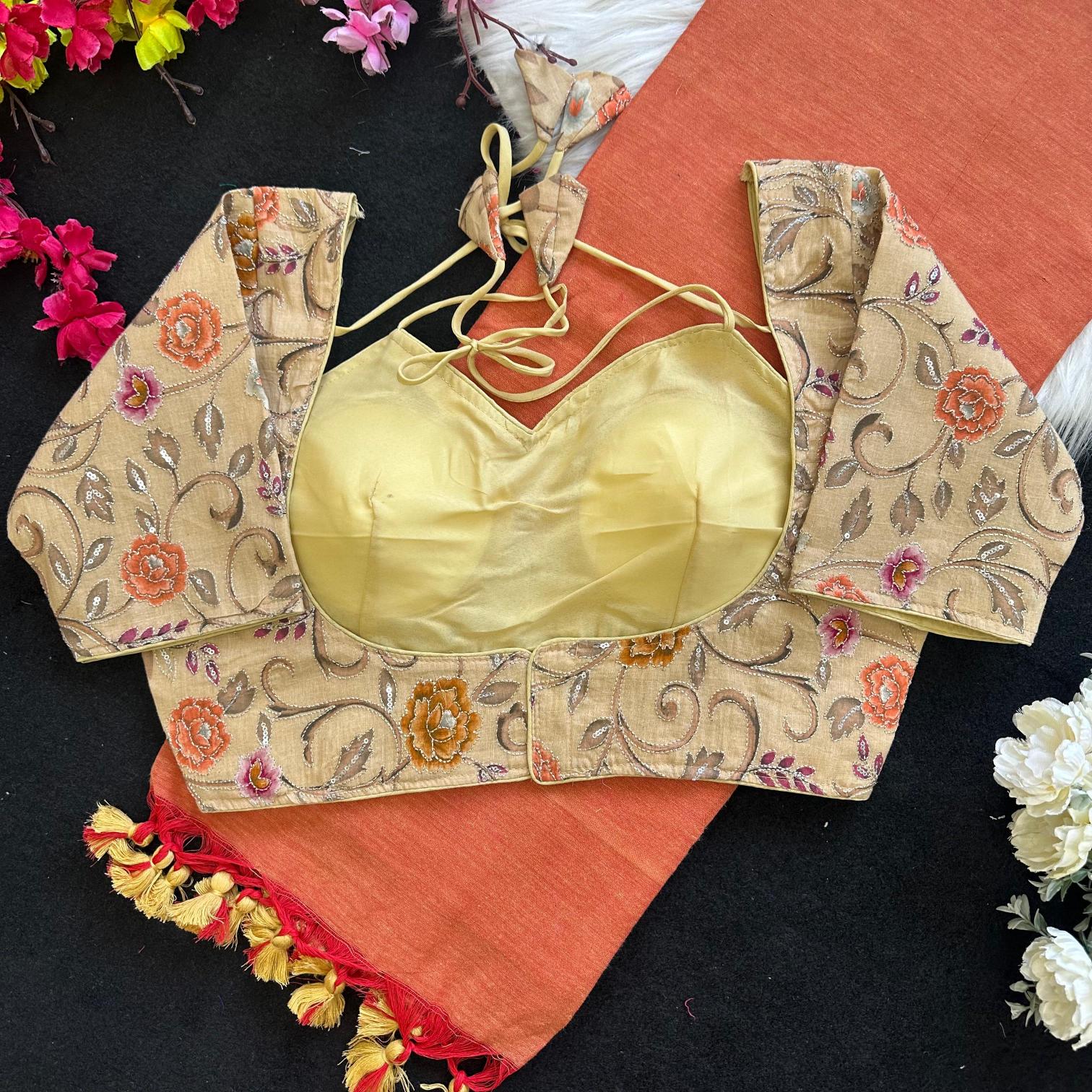 Blousewala Hk52 catalog khadi cotton sarees wholesale