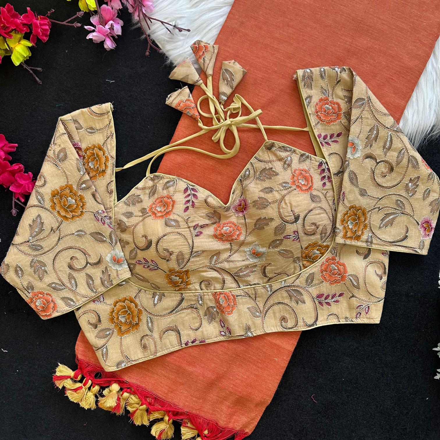 Blousewala Hk52 catalog khadi cotton sarees wholesale