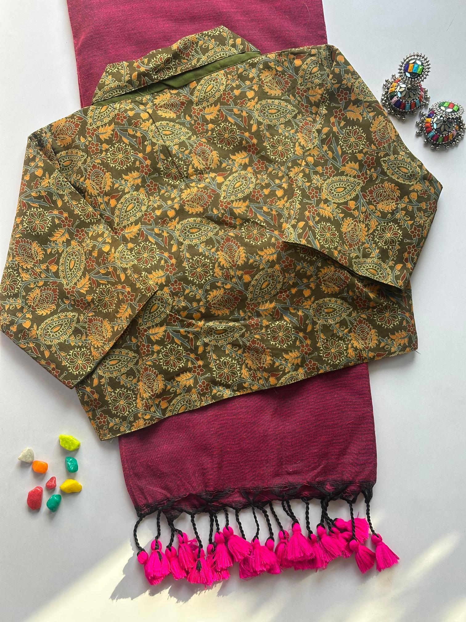 Blousewala khadi cotton vol 5 catalog kerala cotton sarees wholesale