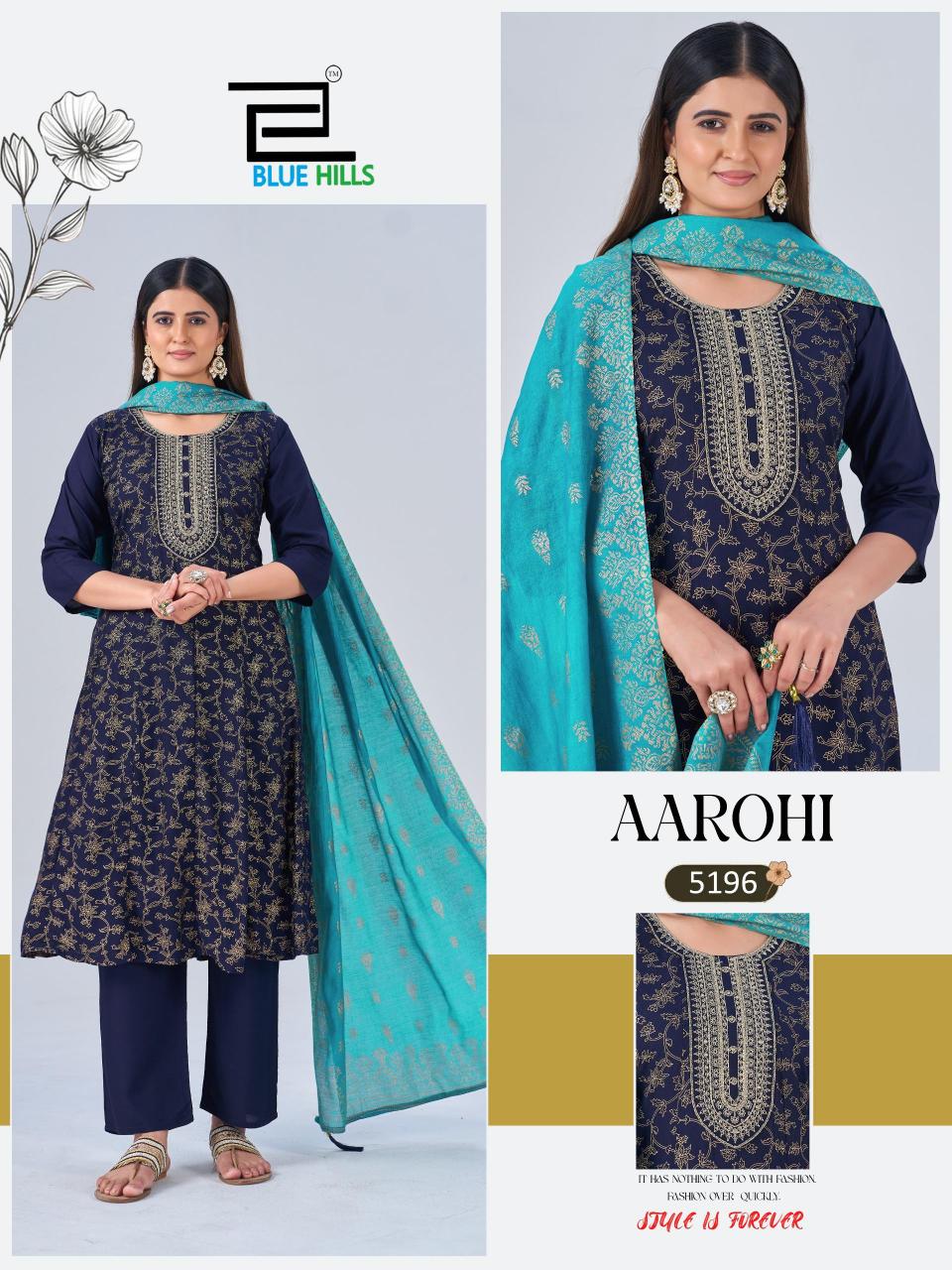 Blue Hills Aarohi catalog designer kurti wholesalers in delhi