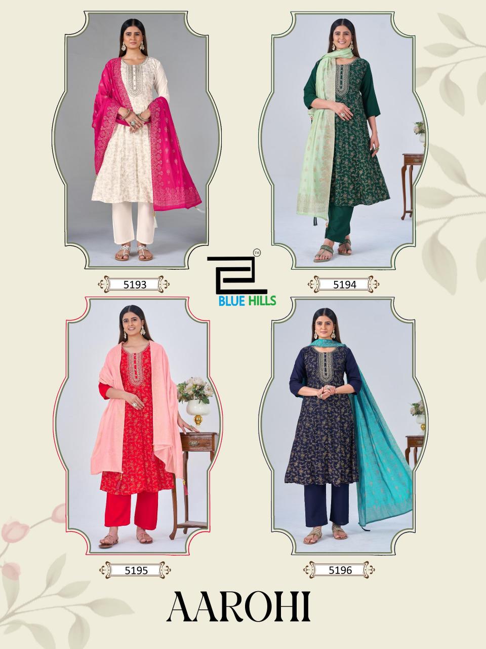 Blue Hills Aarohi catalog designer kurti wholesalers in delhi