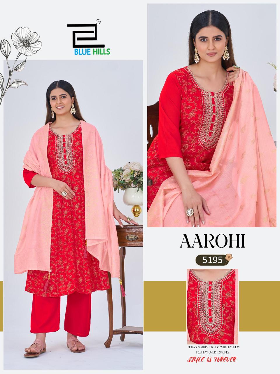 Blue Hills Aarohi catalog designer kurti wholesalers in delhi
