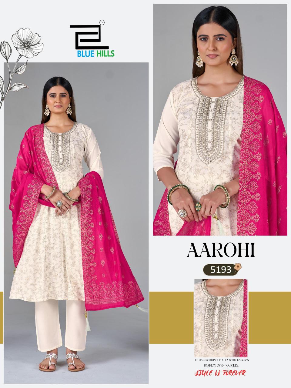 Blue Hills Aarohi catalog designer kurti wholesalers in delhi