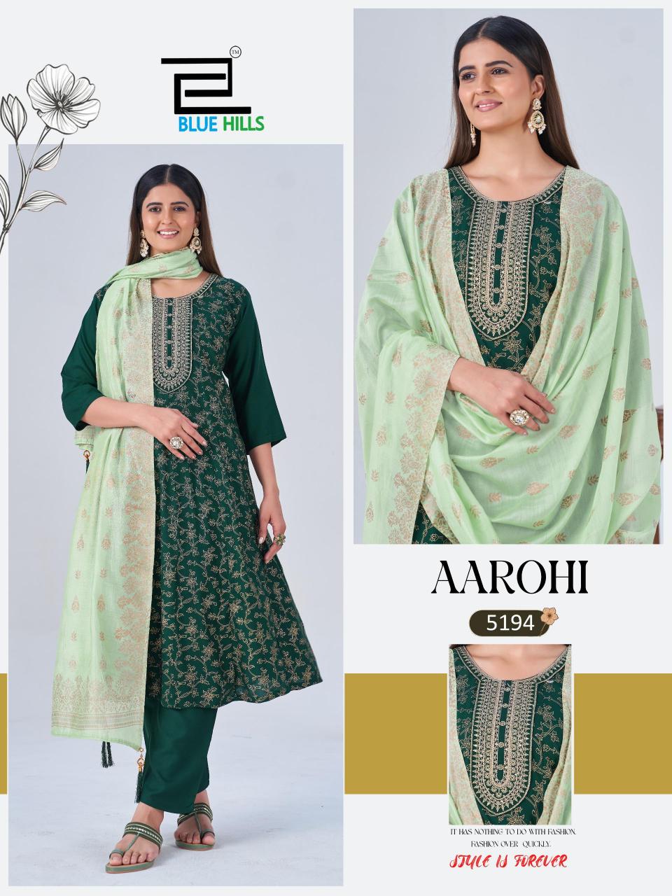 Blue Hills Aarohi catalog designer kurti wholesalers in delhi