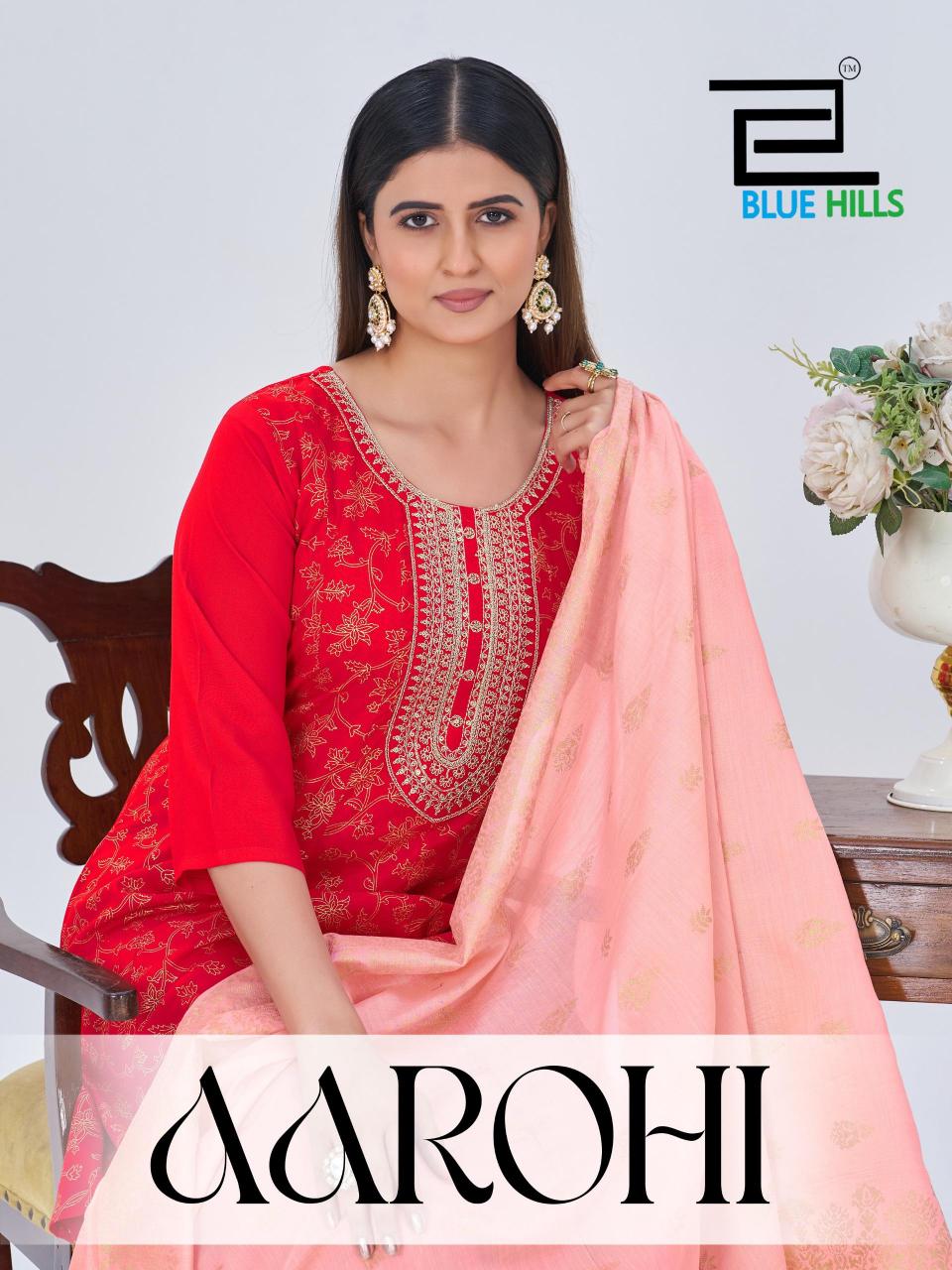 Blue Hills Aarohi catalog designer kurti wholesalers in delhi
