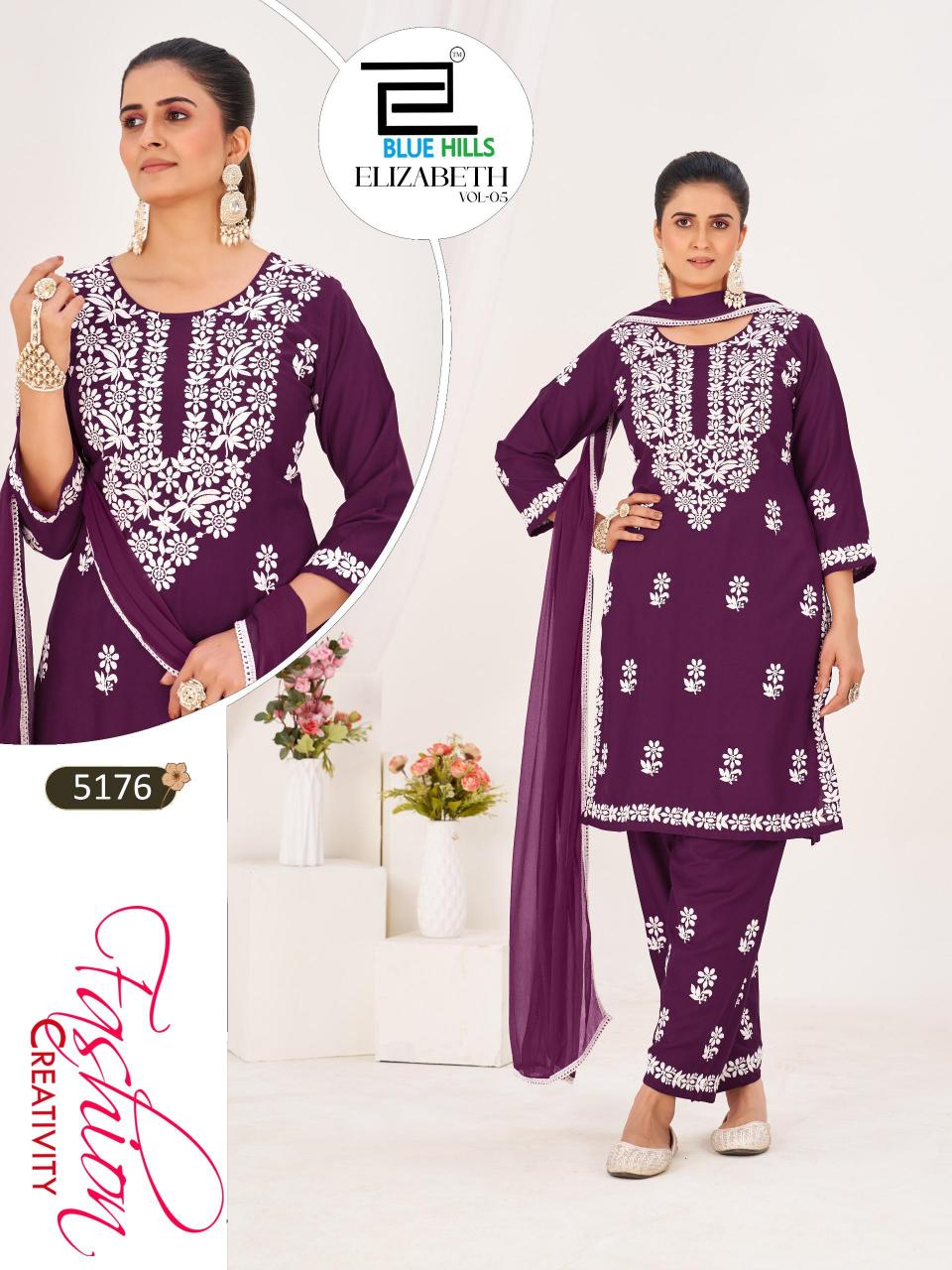 Blue Hills Elizabeth Vol 5 catalog wholesale market for readymade kurtis in delhi