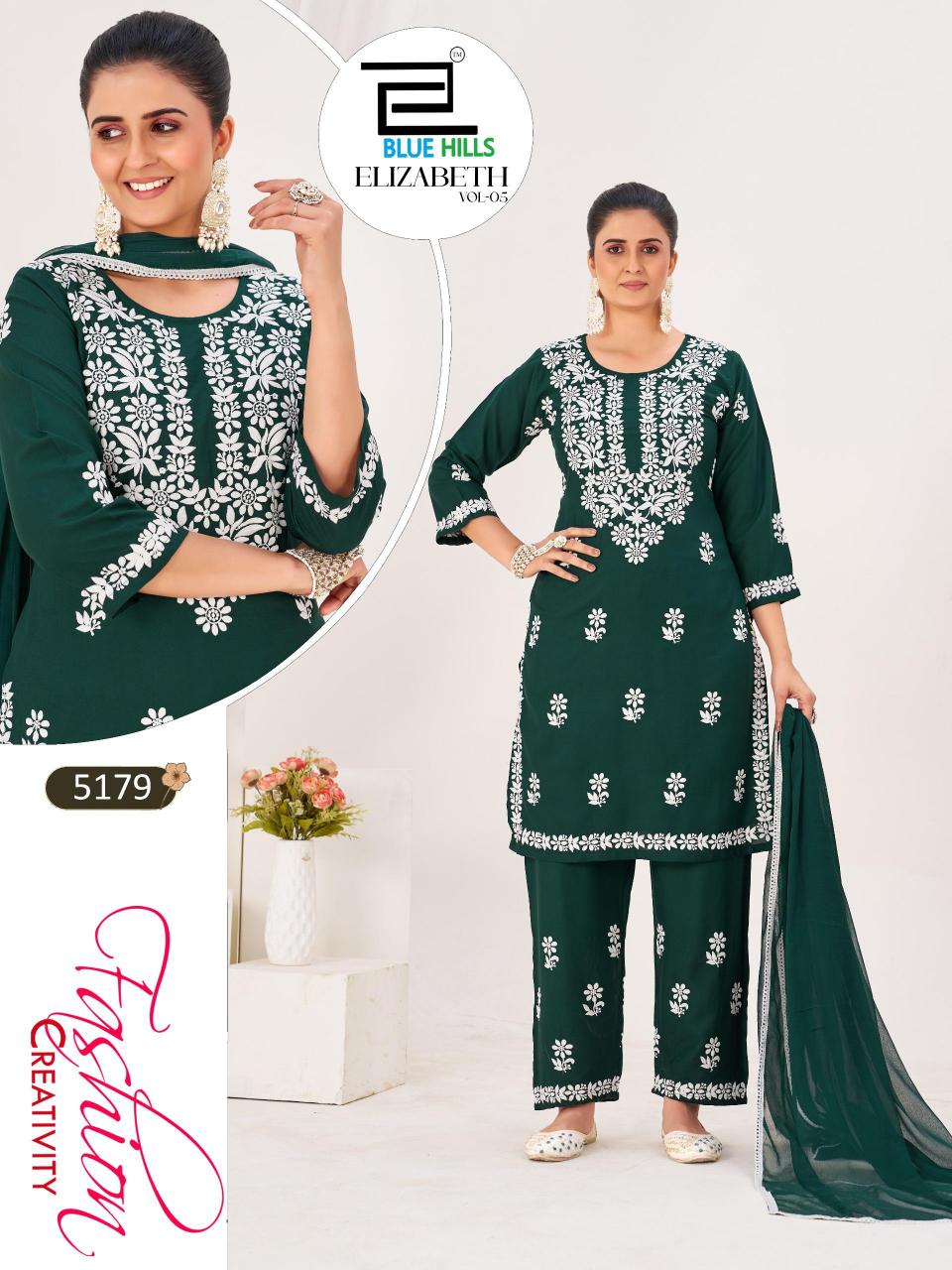 Blue Hills Elizabeth Vol 5 catalog wholesale market for readymade kurtis in delhi