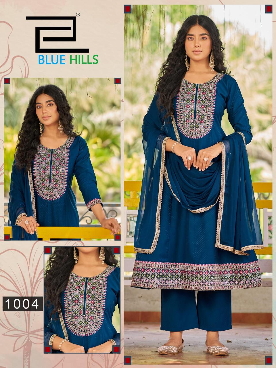 Blue Hills Mumtaz vol 10 catalog rayon anarkali kurtis wholesale in mumbai