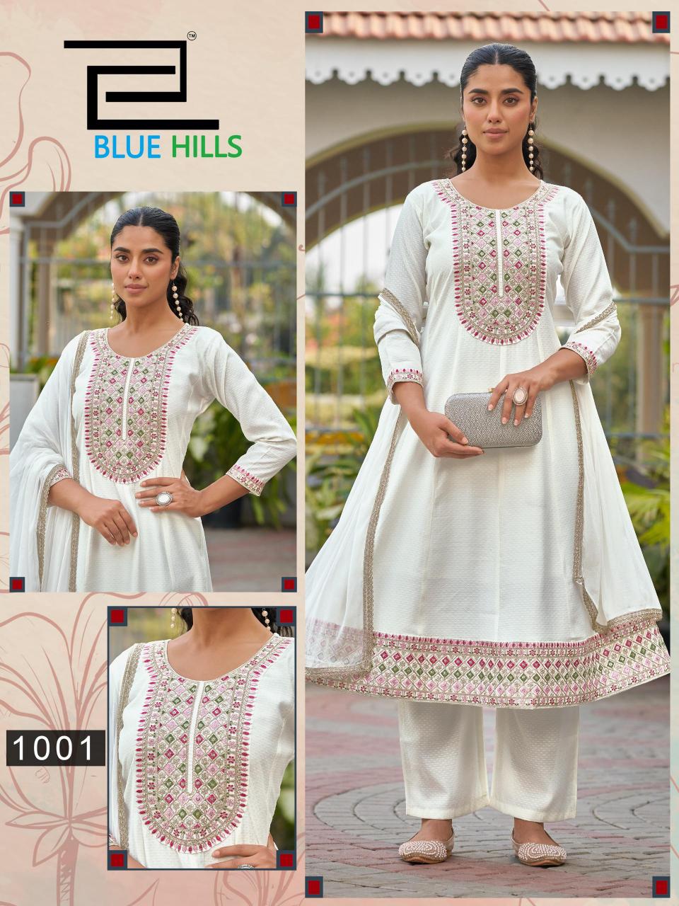 Blue Hills Mumtaz vol 10 catalog rayon anarkali kurtis wholesale in mumbai