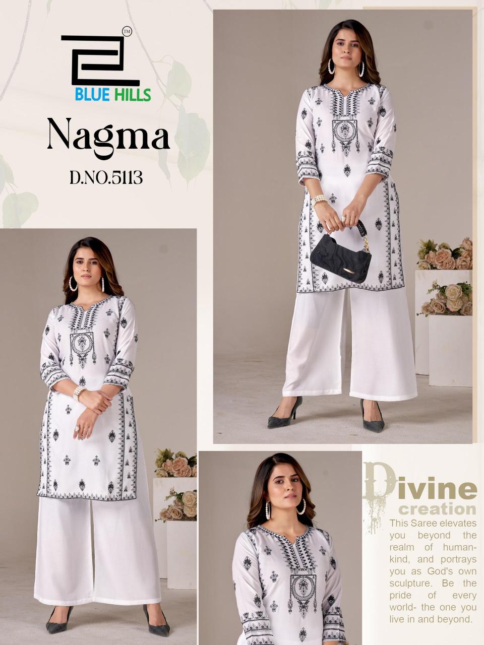 Blue Hills Nagma catalog buy wholesale rate kurtis online india
