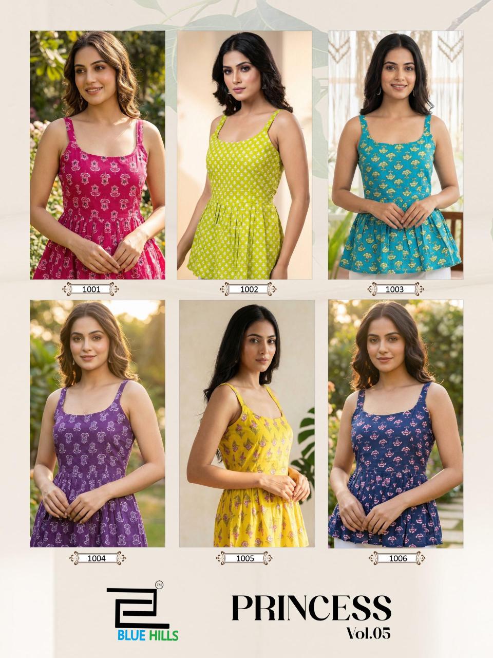 Blue Hills Princess Vol 5 catalog wholesale online kurti shops goa
