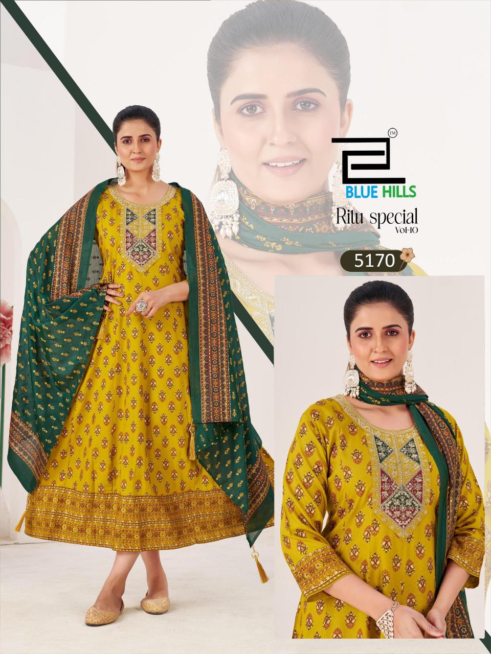 Blue Hills Ritu Special vol 10 catalog best kurti wholesaler in kolkata