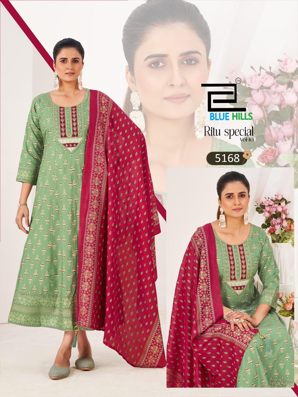 Blue Hills Ritu Special vol 10 catalog best kurti wholesaler in kolkata