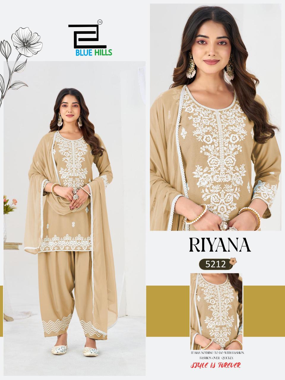 Blue Hills Riyana catalog kiara kurtis wholesale