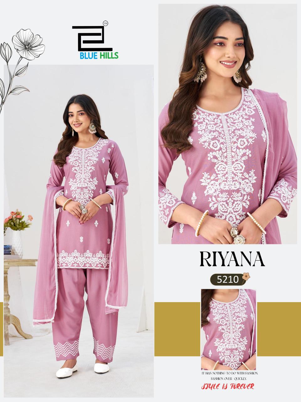 Blue Hills Riyana catalog kiara kurtis wholesale