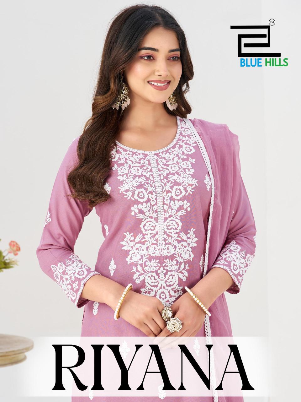 Blue Hills Riyana catalog kiara kurtis wholesale