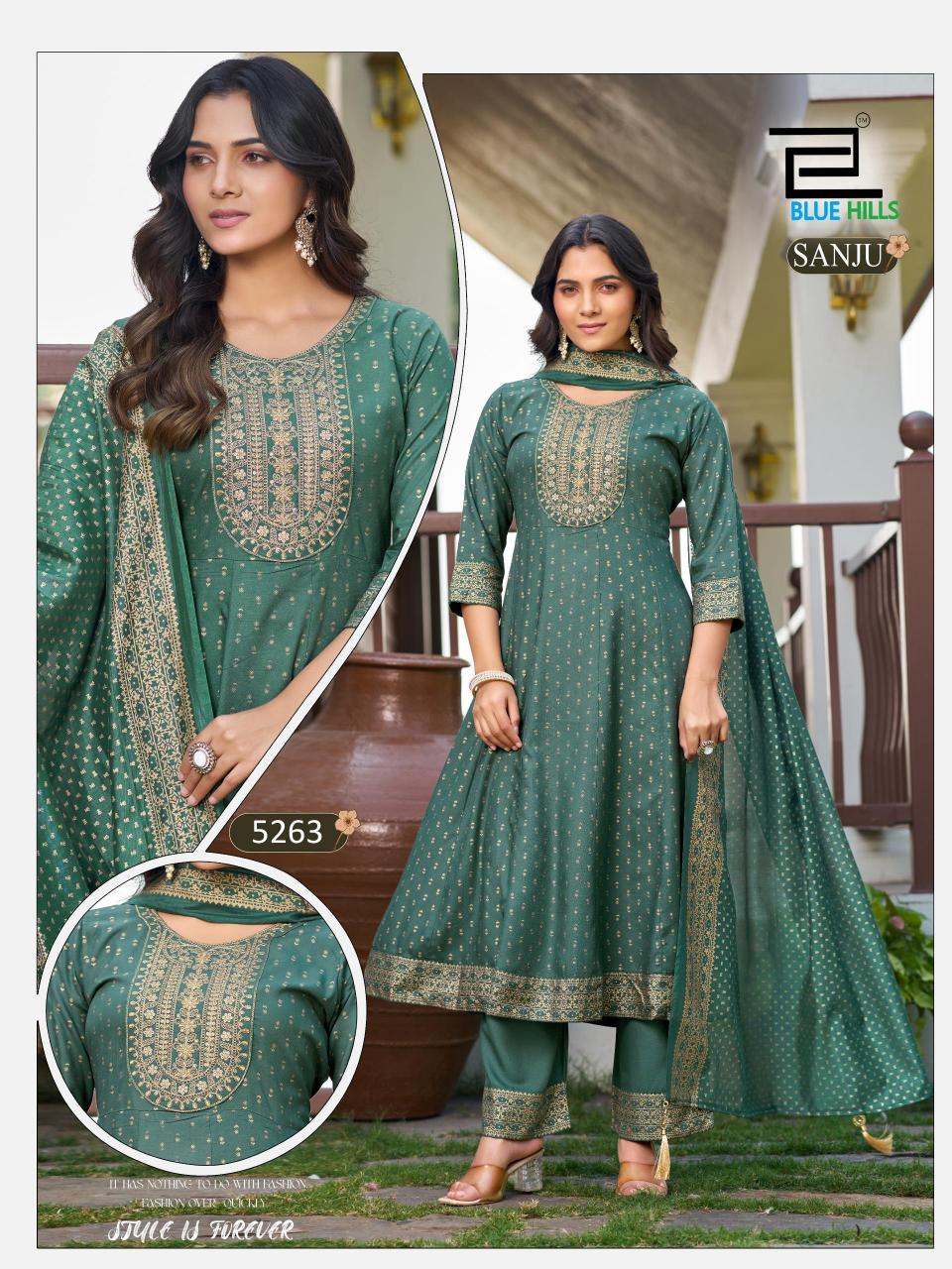 Blue Hills Sanju catalog amora wholesale shop for kurtis