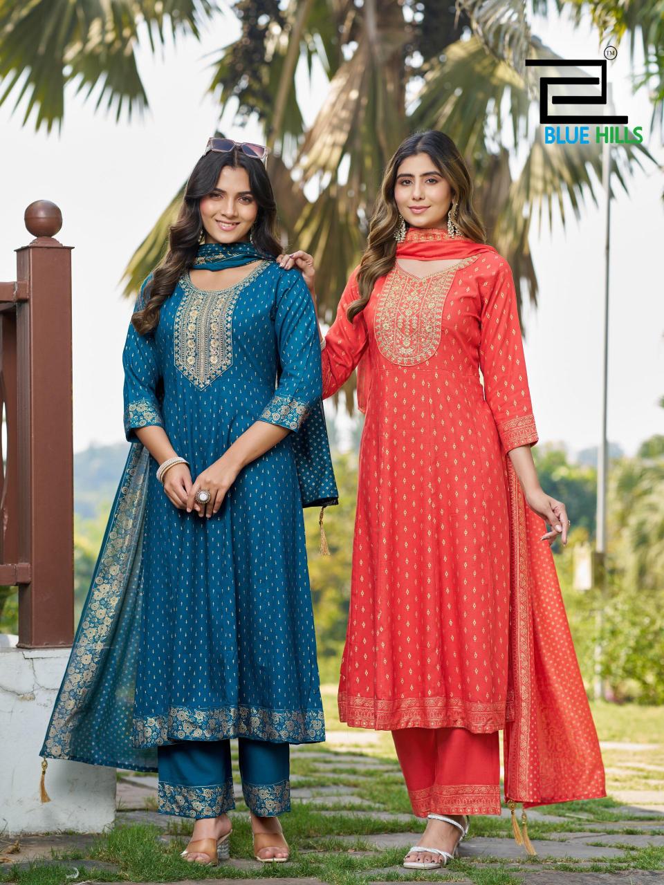 Blue Hills Sanju catalog amora wholesale shop for kurtis
