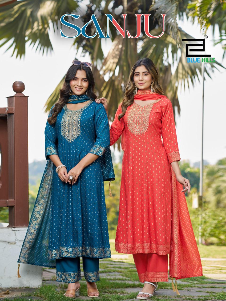 Blue Hills Sanju catalog amora wholesale shop for kurtis