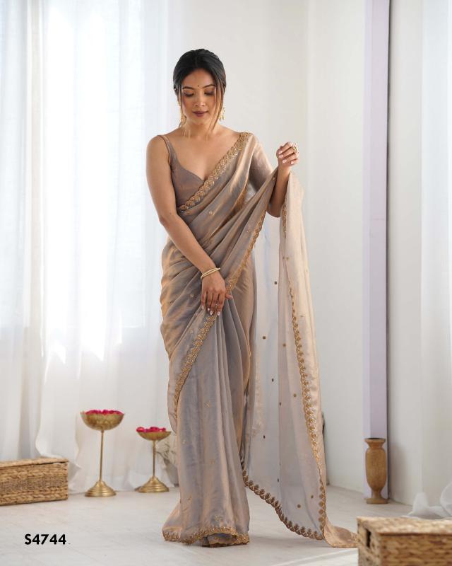 Dazira Aaravi catalog satin sarees wholesale