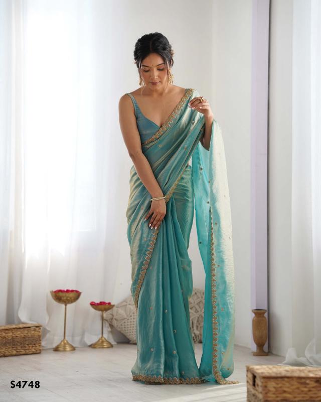 Dazira Aaravi catalog satin sarees wholesale