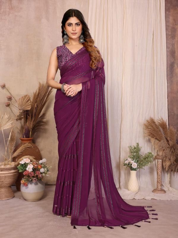 Dazira Georgette silk vol 4 catalog wholesale sarees in surat