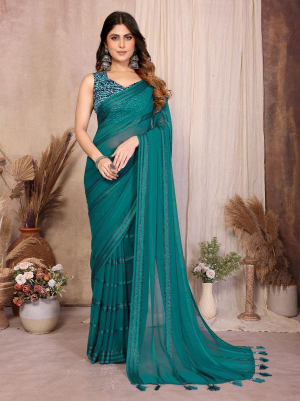 Dazira Georgette silk vol 4 catalog wholesale sarees in surat