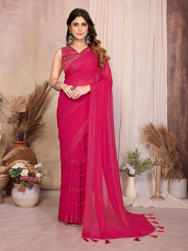 Dazira Georgette silk vol 4 catalog wholesale sarees in surat