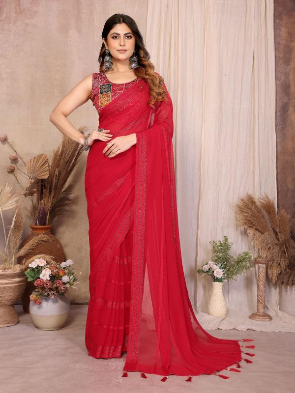 Dazira Georgette silk vol 4 catalog wholesale sarees in surat