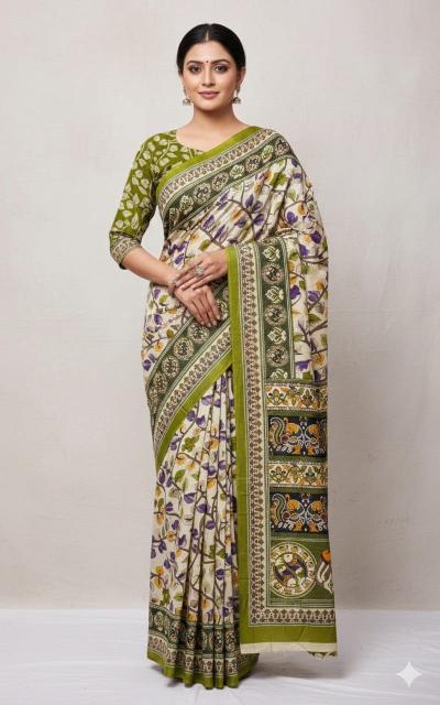 Dazira Kalamkari vol 4 catalog pure cotton sarees wholesale suppliers