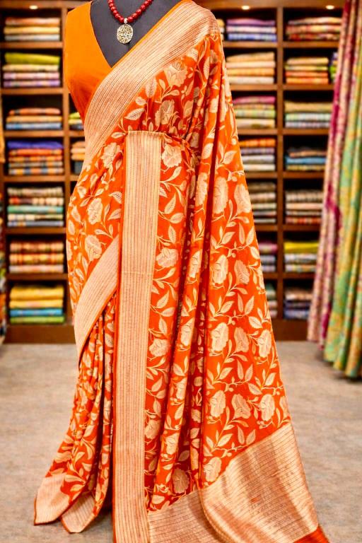 Dazira Pure Crepe Khadi Silk Vol 18 catalog saree wholesale market mumbai