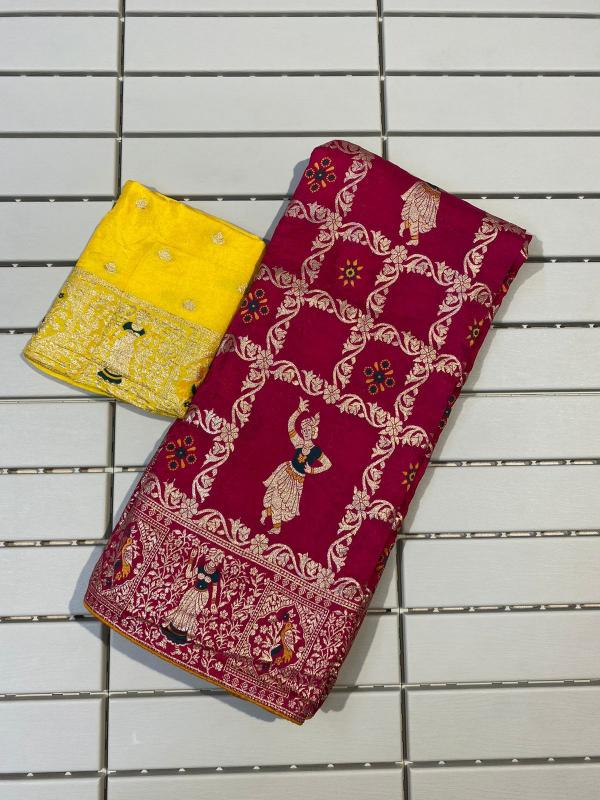 Dazira Pure Dola Silk vol 2 catalog wholesale market for sarees in kolkata