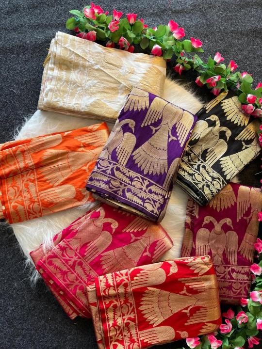 Dazira Pure Khadi Banarasi Silk vol 1 catalog wholesale sarees online shopping