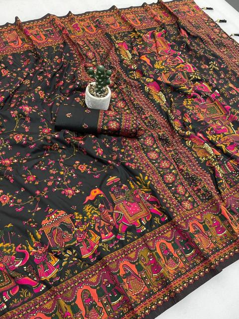 Dazira SF 1051 catalog pashmina silk sarees wholesale