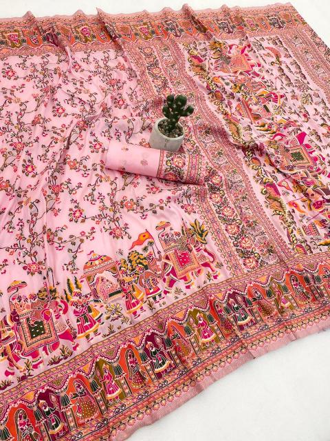 Dazira SF 1051 catalog pashmina silk sarees wholesale