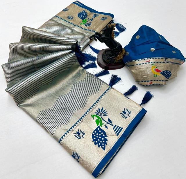 Dazira Tissue Paithani vol 4 catalog silk saree wholesale in bangalore