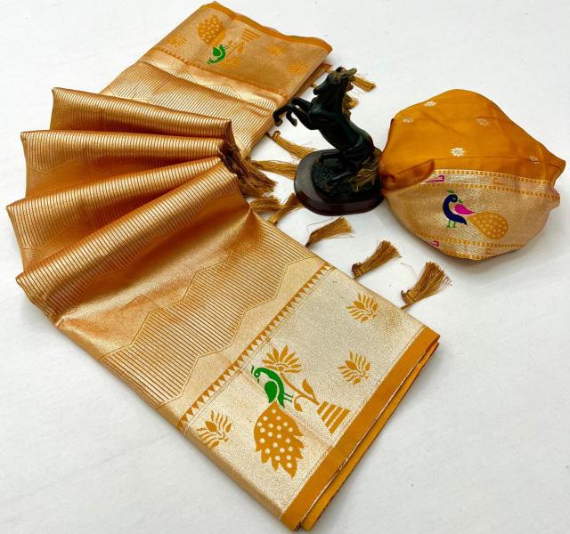 Dazira Tissue Paithani vol 4 catalog silk saree wholesale in bangalore