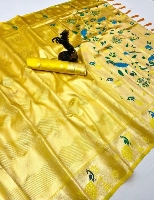 Dazira Tissue Paithani vol 4 catalog silk saree wholesale in bangalore