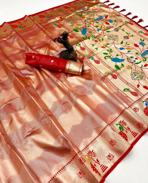 Dazira Tissue Paithani vol 4 catalog silk saree wholesale in bangalore