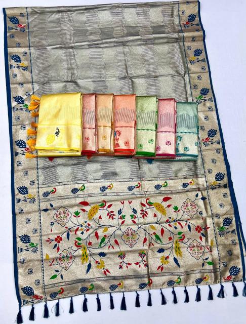 Dazira Tissue Paithani vol 4 catalog silk saree wholesale in bangalore