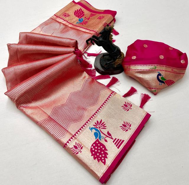 Dazira Tissue Paithani vol 4 catalog silk saree wholesale in bangalore