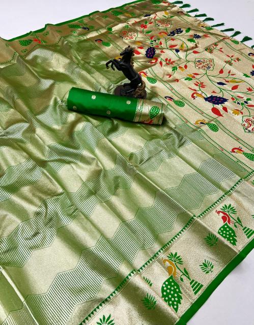 Dazira Tissue Paithani vol 4 catalog silk saree wholesale in bangalore