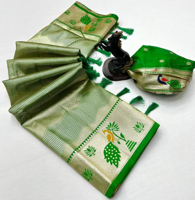 Dazira Tissue Paithani vol 4 catalog silk saree wholesale in bangalore