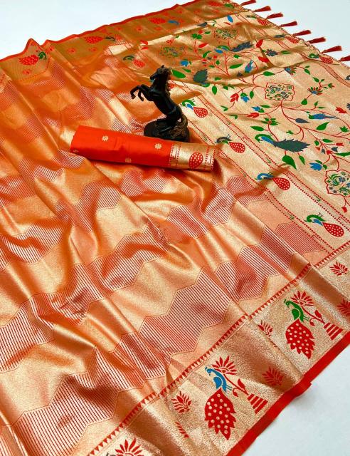 Dazira Tissue Paithani vol 4 catalog silk saree wholesale in bangalore